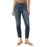 Women's Silver Jeans Co. Most Wanted Slim Fit Straight Ankle Jeans - Thumbnail 1 of 6