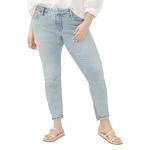 Women's Silver Jeans Co. Plus Size Power Slim Fit Girlfriend Jeans - Thumbnail 1 of 4