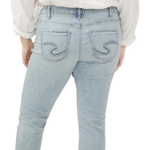 Women's Silver Jeans Co. Plus Size Power Slim Fit Girlfriend Jeans - Primary Image