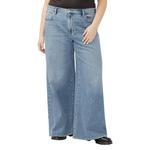 Women's Silver Jeans Co. Plus Size Plus Size Highly Desirable Ultra Relaxed Fit Wide Leg Jeans - Thumbnail 1 of 4