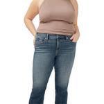 Women's Silver Jeans Co. Plus Size Suki Luxe Capri Slim Fit Straight Jeans - Thumbnail 4 of 4