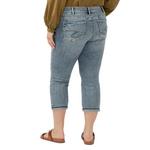 Women's Silver Jeans Co. Plus Size Suki Curvy Straight Capri Jeans - Thumbnail 2 of 5