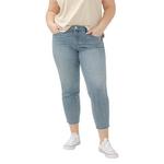 Women's Silver Jeans Co. Plus Size Suki Curvy Straight Ankle Jeans - Thumbnail 1 of 4