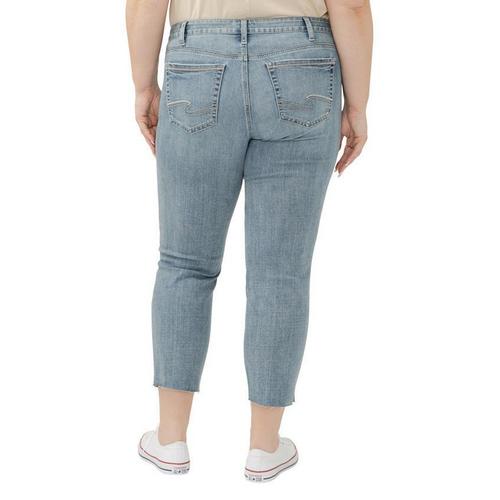 Women's Silver Jeans Co. Plus Size Suki Curvy Straight Ankle Jeans - Primary Image