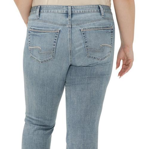 Women's Silver Jeans Co. Plus Size Suki Curvy Straight Ankle Jeans - Primary Image