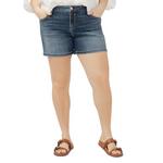 Women's Silver Jeans Co. Plus Size Plus Size Elyse Comfort Fit Jean Shorts - Thumbnail 1 of 4