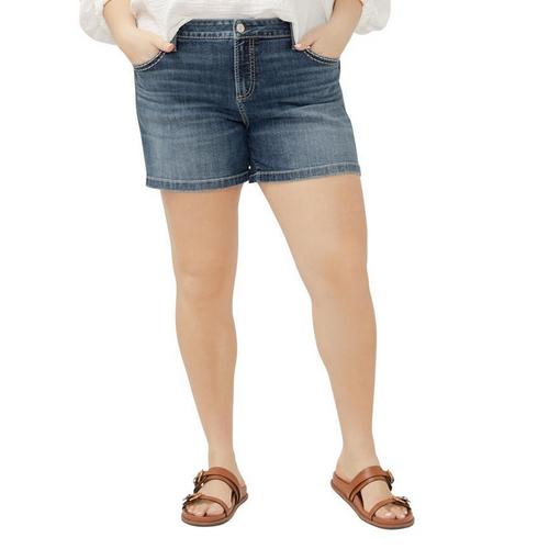 Women's Silver Jeans Co. Plus Size Plus Size Elyse Comfort Fit Jean Shorts - Primary Image