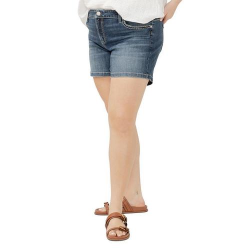 Women's Silver Jeans Co. Plus Size Plus Size Elyse Comfort Fit Jean Shorts - Primary Image