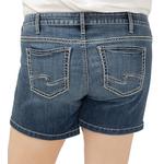Women's Silver Jeans Co. Plus Size Plus Size Elyse Comfort Fit Jean Shorts - Thumbnail 4 of 4