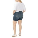 Women's Silver Jeans Co. Plus Size Plus Size Suki Luxe Stretch Jean Shorts - Thumbnail 2 of 6