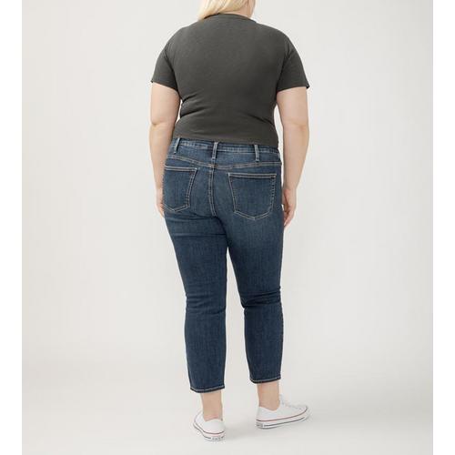 Women's Silver Jeans Co. Plus Size Plus Size Plus Size Most Wanted Ankle Ankle Straight Skinny Ankle Jeans - Primary Image