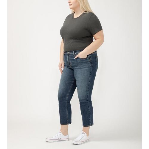 Women's Silver Jeans Co. Plus Size Plus Size Plus Size Most Wanted Ankle Ankle Straight Skinny Ankle Jeans - Primary Image