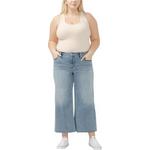Women's Silver Jeans Co. Plus Size Plus Size Suki Ankle Curvy Wide Leg Ankle Jeans - Thumbnail 1 of 4