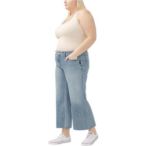 Women's Silver Jeans Co. Plus Size Plus Size Suki Ankle Curvy Wide Leg Ankle Jeans - Primary Image