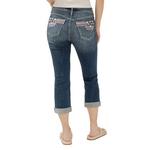 Women's Silver Jeans Co. Suki Capri Curvy Slim Leg Capri Jeans - Thumbnail 2 of 4