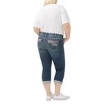 Women's Silver Jeans Co. Plus Size Plus Size Suki Capri Curvy Skinny Capri Jeans - Thumbnail 2 of 4