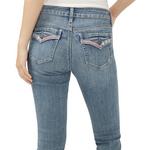 Women's Silver Jeans Co. Elyse Comfort Luxe Capri Curvy Slim Leg Capri Jeans - Thumbnail 4 of 4