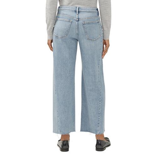 Women's Silver Jeans Co. Isbister Crop Ankle Ankle Relaxed Fit Wide Leg Ankle Jeans - Primary Image