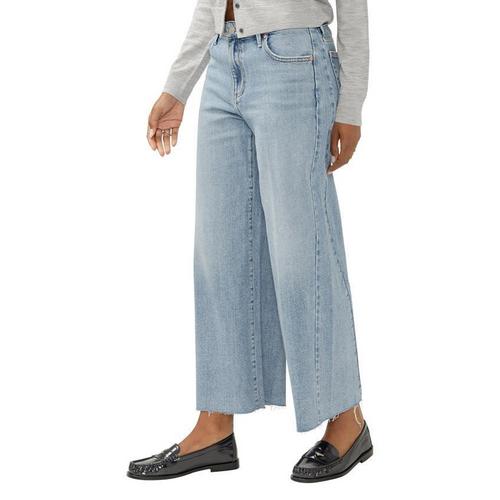 Women's Silver Jeans Co. Isbister Crop Ankle Ankle Relaxed Fit Wide Leg Ankle Jeans - Primary Image