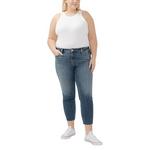 Women's Silver Jeans Co. Plus Size Plus Size Elyse Ankle Straight Straight Ankle Jeans - Thumbnail 1 of 5