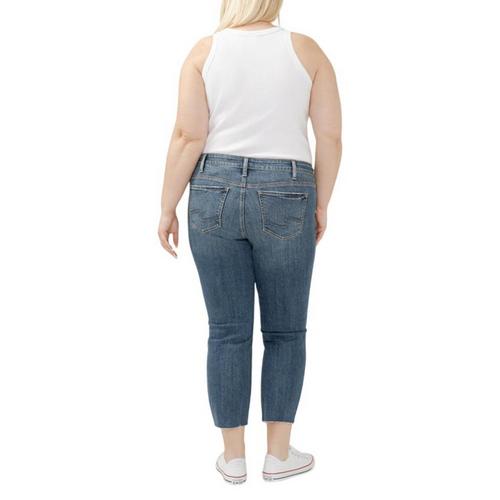 Women's Silver Jeans Co. Plus Size Plus Size Elyse Ankle Straight Straight Ankle Jeans - Primary Image