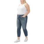 Women's Silver Jeans Co. Plus Size Plus Size Elyse Ankle Straight Straight Ankle Jeans - Thumbnail 3 of 5
