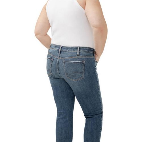 Women's Silver Jeans Co. Plus Size Plus Size Elyse Ankle Straight Straight Ankle Jeans - Primary Image