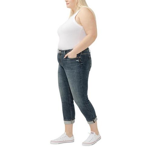 Women's Silver Jeans Co. Plus Size Plus Size Suki Curvy Straight Jeans - Primary Image