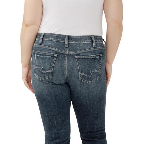 Women's Silver Jeans Co. Plus Size Plus Size Suki Curvy Straight Jeans - Primary Image