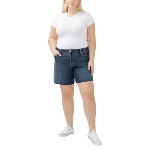 Women's Silver Jeans Co. Plus Size Plus Size Suki Jean Shorts - Primary Image