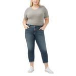 Women's Silver Jeans Co. Plus Size Plus Size Boyfriend Slim Fit Straight Jeans - Thumbnail 1 of 4