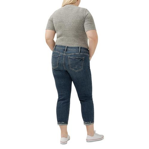 Women's Silver Jeans Co. Plus Size Plus Size Boyfriend Slim Fit Straight Jeans - Primary Image