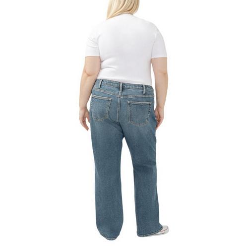 Women's Silver Jeans Co. Plus Size Plus Size Plus Size Baggy Loose Fit Bootcut Jeans - Primary Image