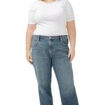Women's Silver Jeans Co. Plus Size Plus Size Plus Size Baggy Loose Fit Bootcut Jeans - Thumbnail 4 of 5