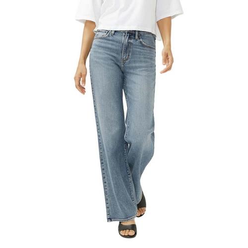 Women's Silver Jeans Co. Highly Desirable Trouser Straight Jeans - Primary Image