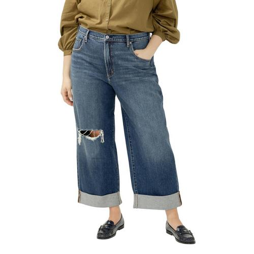 Women's Silver Jeans Co. Plus Size Be Wide Leg Jeans - Primary Image