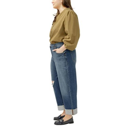 Women's Silver Jeans Co. Plus Size Be Wide Leg Jeans - Primary Image