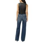 Women's Silver Jeans Co. Highly Desirable Studded Trouser Straight Jeans - Thumbnail 2 of 3