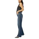 Women's Silver Jeans Co. Highly Desirable Studded Trouser Straight Jeans - Thumbnail 3 of 3
