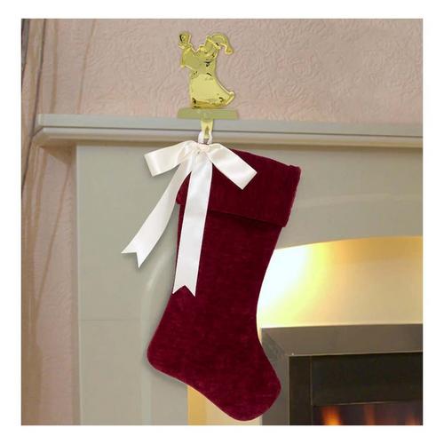 Ace Hardware Dyno red/White Matte 20in Christmas Stocking with Bow (Colors May Vary) - Primary Image