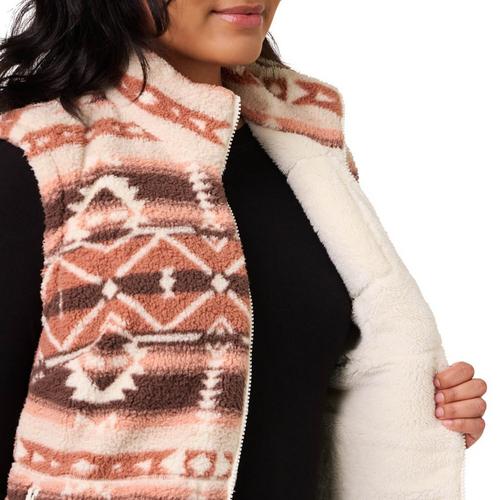 Women's Mobile Warming Upland Sherpa Long Printed Vest - Primary Image