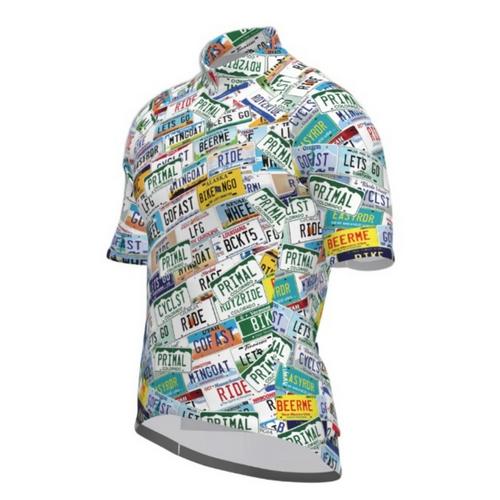 Men's Primal Wear Roadtrip Ride Prisma Cycling Cycling Shirt - Primary Image