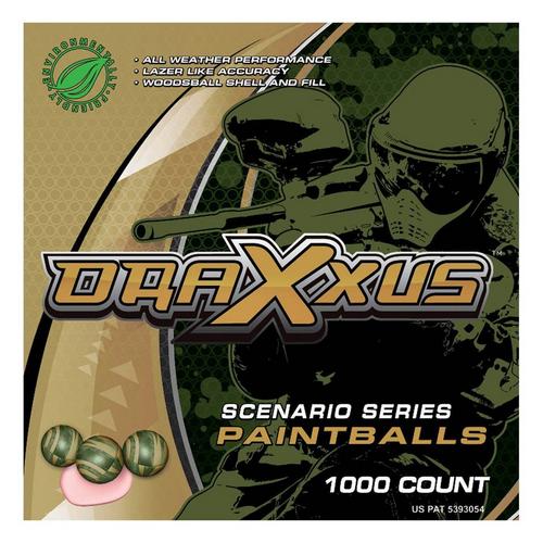 Draxxus Scenario Paintballs - 1000 Count - Primary Image