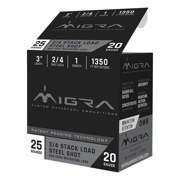 MIGRA AMMUNITION Steel Staxd Custom Waterfowl Shotshells