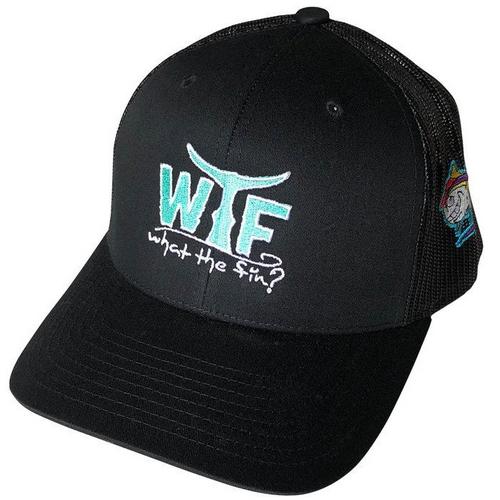 Men's What The Fin WTF Logo Snapback Hat - Primary Image