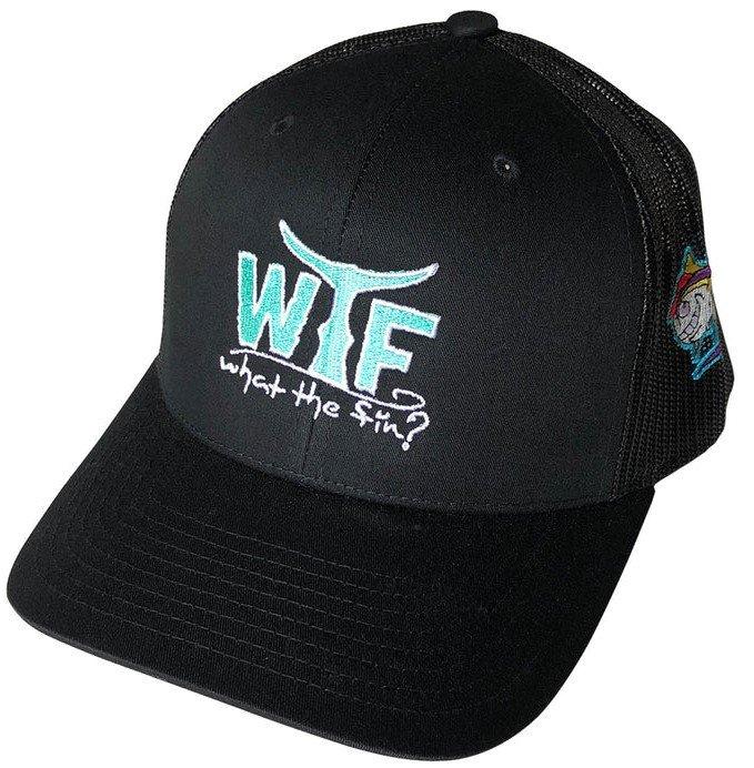 Men's What The Fin WTF Logo Snapback Hat - What The Fin