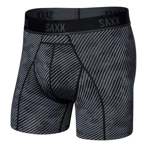 Men's SAXX Kinetic Light-Compression Mesh Boxer Briefs - Primary Image