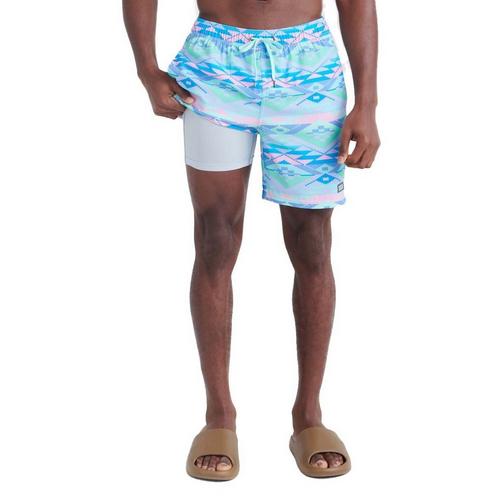 Men's SAXX Oh Buoy 2N1 Swim Trunks - Primary Image