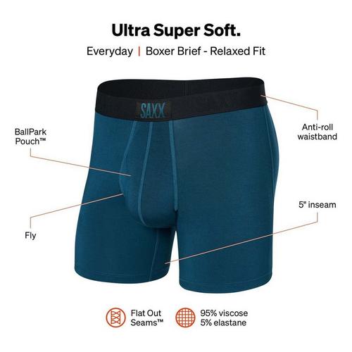Men's SAXX Ultra Super Soft Boxer Briefs - Primary Image
