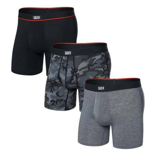 Men's SAXX Vibe Xtra Soft Comfort 3 Pack Boxer Briefs - Primary Image